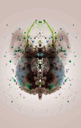 Lebendige Masken Titel